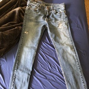 Hollister jeans ripped